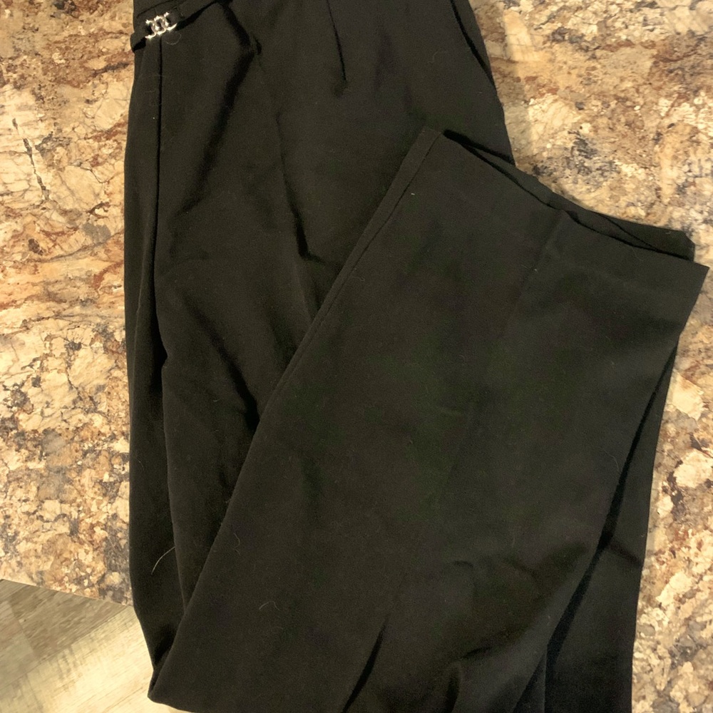 dressbarn wide leg black dress pants. Size 18W.